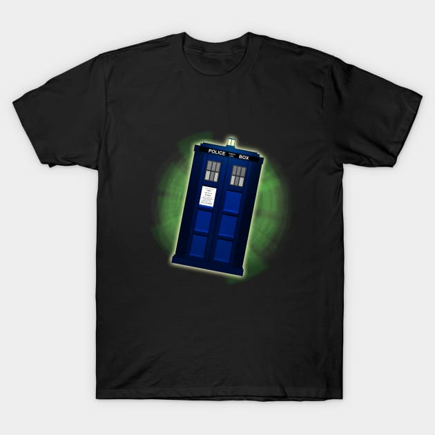 TARDIS T-Shirt by scoffin